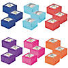 Bulk 72 Pc. Solid Color Cupcake Boxes Image 1