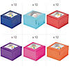 Bulk 72 Pc. Solid Color Cupcake Boxes Image 1