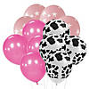 Bulk 73 Pc. Cowgirl Party Latex Balloon Assortment with Curling Ribbon Image 1