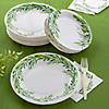Bulk 96 Ct. Spring Greenery Paper Dinner Plates Image 1