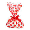 Bulk  98 Pc. Red Graduation Cap & Diploma Cellophane Bags with Bow for 48 Image 1