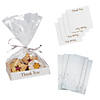 Bulk Cellophane Bags with Thank You Base Insert for 48 Image 1