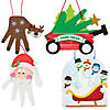Bulk Christmas Handprint Craft Kit Assortment - Makes 48 Image 1