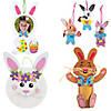 Bulk Easter Bunny Craft Kit Assortment - Makes 48 Image 1