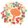 Bulk Fall Tree Crinkle Tissue Paper Craft Kit - Makes 48 Image 1