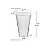 Bulk Kaya Collection 8 oz. Clear Square Plastic Cups - 336 Pc. Image 2