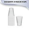 Bulk Kaya Collection 8 oz. Clear Square Plastic Cups - 336 Pc. Image 4
