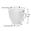 Bulk Premium 2 oz. White Square Plastic Mini Coffee Tea Cups - 240 Pc. Image 2