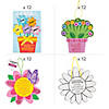 Bulk Religious Mother&#8217;s Day Flower Craft Kit Assortment - Makes 48 Image 1