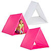 Bulk Set of Pink & White Sleepover Tents Kit - 3 Pc. Image 1