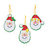 Bulk Simple Santa Christmas Ornament Craft Kit - Makes 50 Image 1