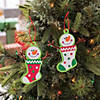 Bulk Snowman Stocking Christmas Ornament Craft Kit - Makes 50 Image 2