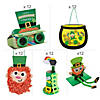 Bulk St. Patrick&#8217;s Day Leprechaun Craft Kit Assortment - Makes 60 Image 1