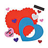 Bulk Valentine Picture Frame Magnet Craft Kit - Makes 48 Image 1