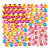 Bulk Valentine Rubber Ducks Assortment - 144 Pc. Image 1