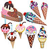 Bulk We All Scream for Ice Cream Craft Kit Assortment - Makes 48 Image 1