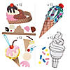 Bulk We All Scream for Ice Cream Craft Kit Assortment - Makes 48 Image 1
