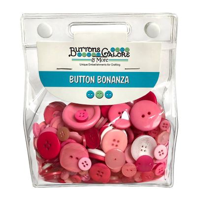 Buttons Galore Colorful Craft & Sewing Buttons -Bubblegum - 8 oz. Image 1