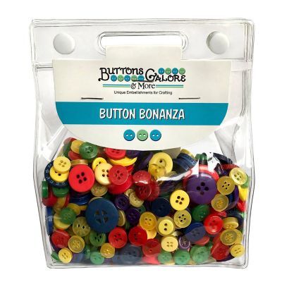 Buttons Galore Colorful Craft & Sewing Buttons - Primary Colors - 8 oz. Image 1