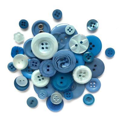 Buttons Galore Colorful Craft & Sewing Buttons - Stormy - 8 oz. Image 1