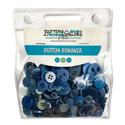 Buttons Galore Colorful Craft & Sewing Buttons - Stormy - 8 oz. Image 1