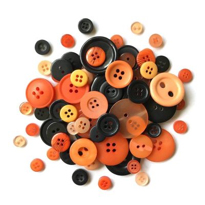 Buttons Galore Halloween Craft & Sewing Buttons in Mason Jar - 3.5 oz Image 1