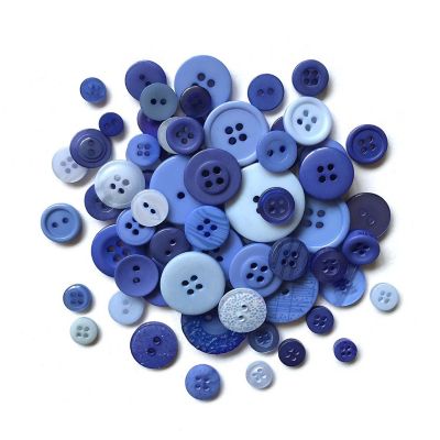 Buttons Galore Periwinkle Craft & Sewing Buttons in Mason Jar - 3.5 oz Image 1