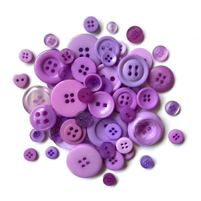 Buttons Galore Sour Grapes Craft & Sewing Buttons in Mason Jar - 3.5 oz Image 1