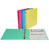 C-Line 3-Ring Binder, 1" capacity, Assorted Colors, Pack of 6 Image 1