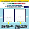 C-Line Classroom Connector School-To-Home Folders, Blue, Box of 25 Image 3