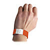 C-Line DuPont Tyvek Security Wristbands, Orange, 100 Per Pack, 2 Packs Image 1