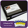 C-Line Self-Adhesive Business Card Holder, Top Load, 2" x 3-1/2", 10 Per Pack, 5 Packs Image 3