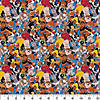 Camelot Cotton Fabrics Space Jam Precut 2yd Sticker Stack Image 1