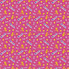 Camelot Cotton Fabrics Willy Wonka Precut 2yd Jelly Beans Pink Image 1