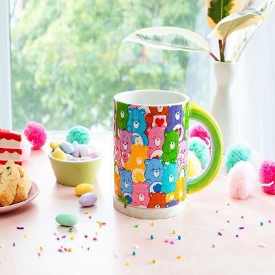 Care Bears Allover Print Ceramic Mug With Rainbow Handle  Holds 20 Ounces Image 2