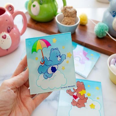 Care Bears Clouds Glass Coasters  Set of 4 Image 3