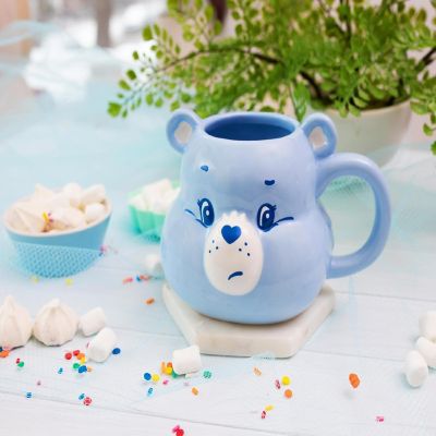 Care Bears Grumpy Bear 3D Sculpted Ceramic Mug  Holds 20 Ounces Image 2