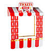 Carnival Ticket Booth Tabletop Hut with Frame - 6 Pc. Image 1
