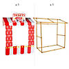 Carnival Ticket Booth Tabletop Hut with Frame - 6 Pc. Image 2