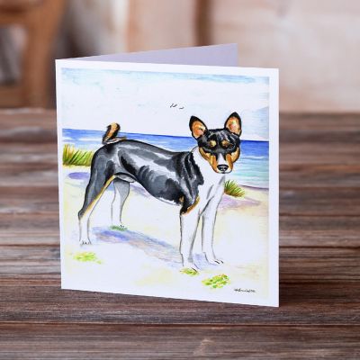 Caroline's Treasures Basenji  Greeting Cards and Envelopes Pack of 8, 7 x 5, Dogs Image 1