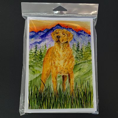 Caroline's Treasures Chesapeake Bay Retriever Greeting Cards and Envelopes Pack of 8, 7 x 5, Dogs Image 2