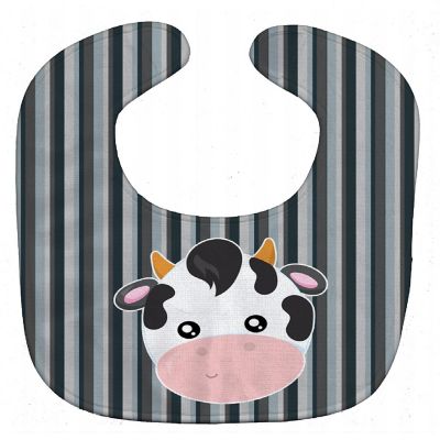 Caroline's Treasures Cow Face Baby Bib, 10 x 13, Farm Animals Image 1
