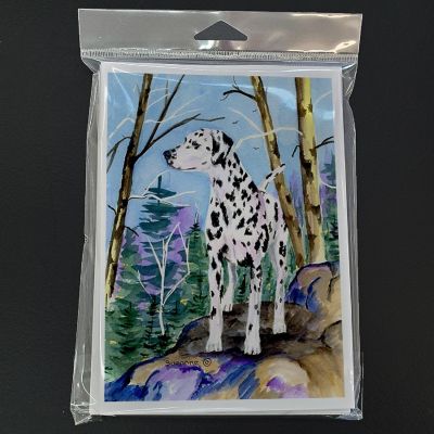 Caroline's Treasures Dalmatian Greeting Cards and Envelopes Pack of 8, 7 x 5, Dogs Image 2