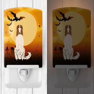 Caroline's Treasures Halloween, Halloween Borzoi Ceramic Night Light, 4 x 6, Dogs Image 1
