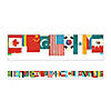 Carson Dellosa Education All Are Welcome Flags Straight Borders, 36 Feet Per Pack, 6 Packs Image 1
