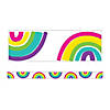 Carson Dellosa Education Kind Vibes Rainbows Straight Borders, 36 Feet Per Pack, 6 Packs Image 1