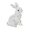 Carved Bunny (Set Of 2) 6"H, 7.5"H Resin Image 2