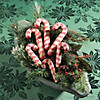 Carved Wood Candy Cane Ornaments - 6 Pc. Image 2
