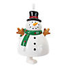Ceramic Snowman Bell Ornament (Set Of 12) 5.5"H Image 1