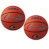 Champion Sports Intermediate Rubber Basketball, Size 6, Orange, Pack of 2 Image 1